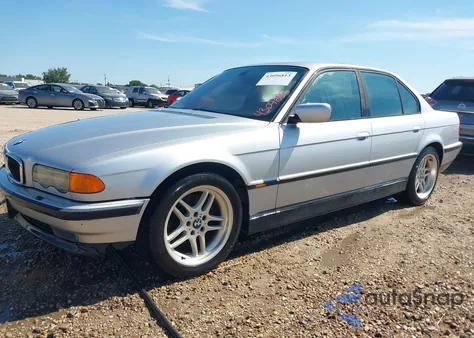 2000 BMW 740Ia z USA, uszkodzony, nr VIN WBAGG8344YDN80815